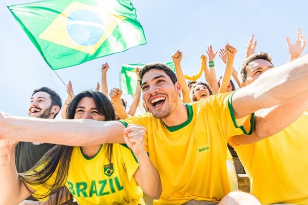 Brazilian football fans