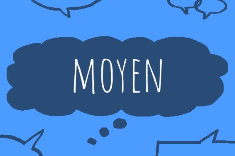 What Does The Word Moyen Mean In French