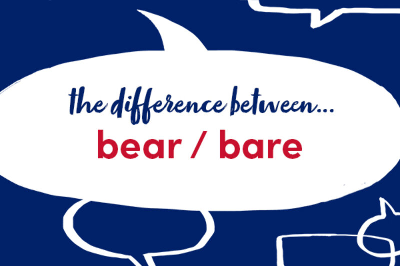 Bear With Me vs. Bare With Me: The Difference Explained
